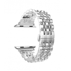 Pulseira de Aço Inox para Apple Watch LUX Silver